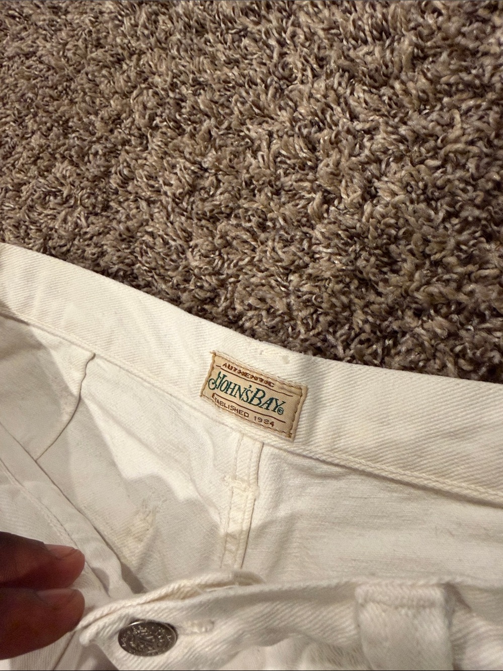 White jorts - Picture 3 of 5